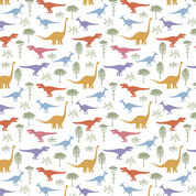 Dinosaur Pattern Edible Image Template