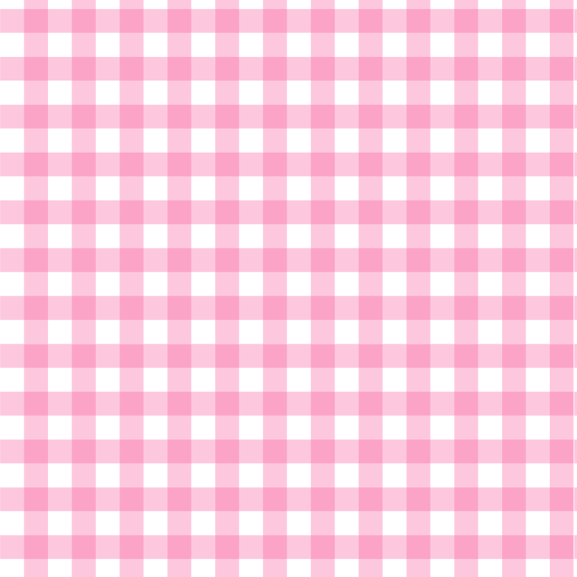 Pink Gingham Edible Image Template