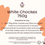 Chockex White Buttons 750g