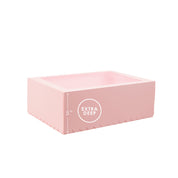 Scalloped Pastel Pink 12 Cupcake Box - 5inch Tall