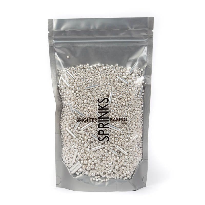 Bubble & Bounce Silver Sprinkles 500g