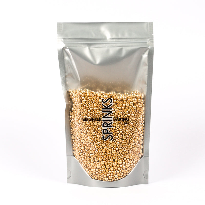 Bubble Bubble Shiny Gold Sprinkles 500g