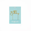 Happy Birthday Gold Metal Cake Topper (2)