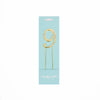 Number 9 GOLD Metal Cake Topper