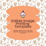 Wild West Edible Image Template