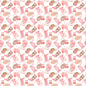 Pink Cowgirl Edible Image Template