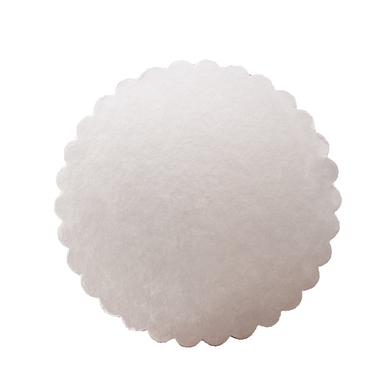 10inch Silver Scalloped Cake Board