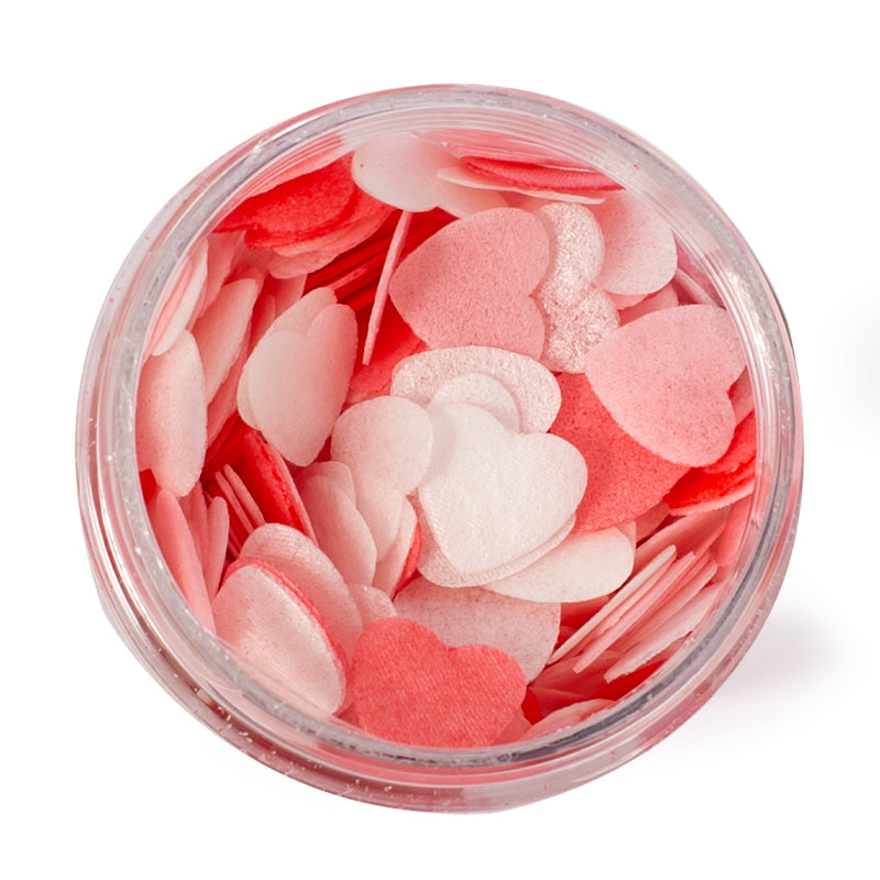 Wafer Decorations Small Hearts 9g