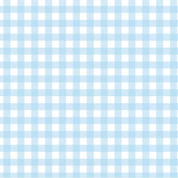 Blue Gingham Edible Image Template
