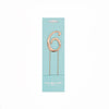Number 6 ROSE GOLD Metal Cake Topper