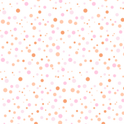 Pink Peach Dots Edible Image Template