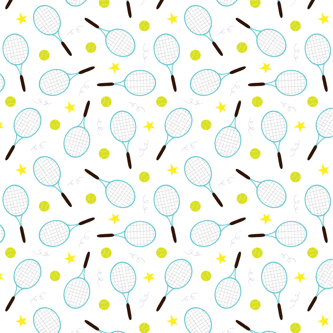 Tennis Edible Image Template