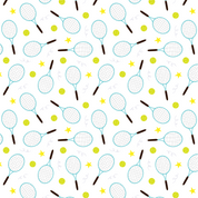 Tennis Edible Image Template