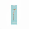 Number 7 ROSE GOLD Metal Cake Topper