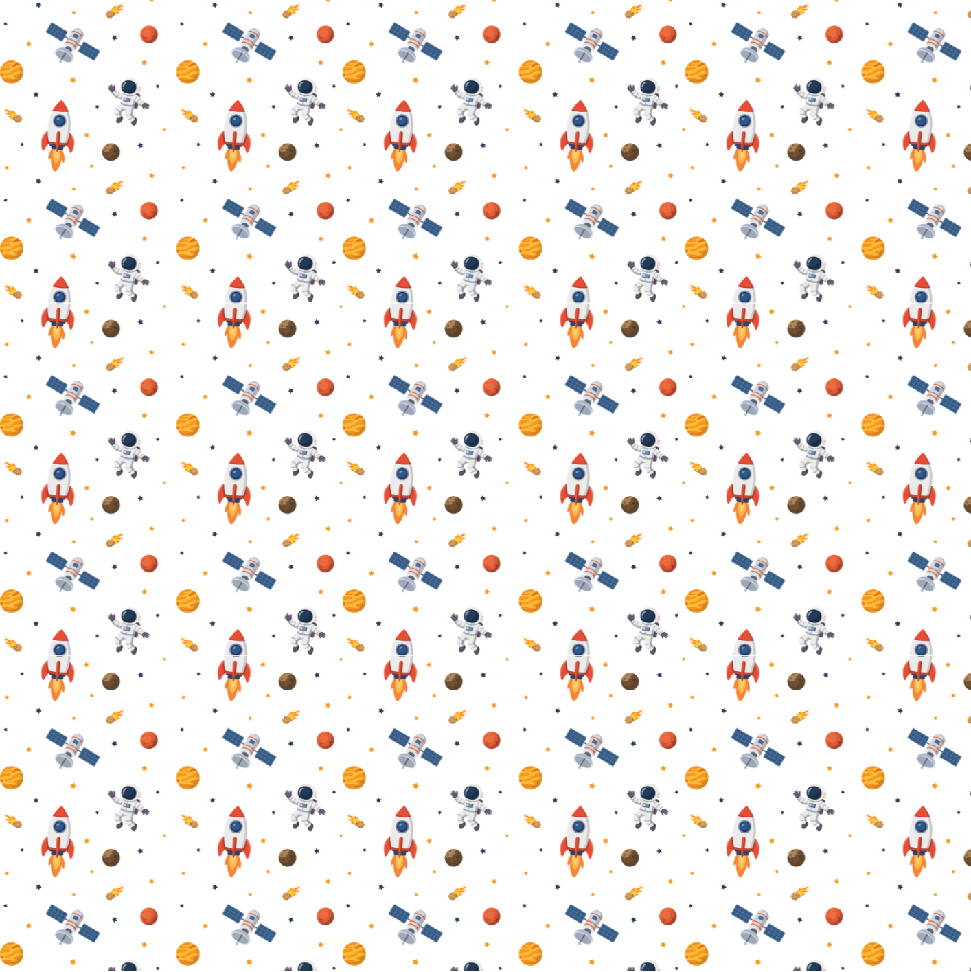 Space Pattern Edible Image Template
