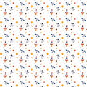 Space Pattern Edible Image Template