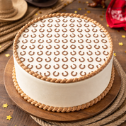 Brown Horseshoe Edible Image Template