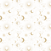 Gold Constellations Edible Image Template