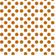 Basketball Stars Edible Image Template