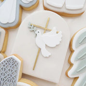 Dove with Cross on Arch Debosser + Cutter Set