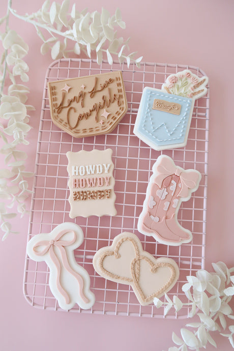 Western Bow Fondant Cookie Class w/ Sugar Cartel