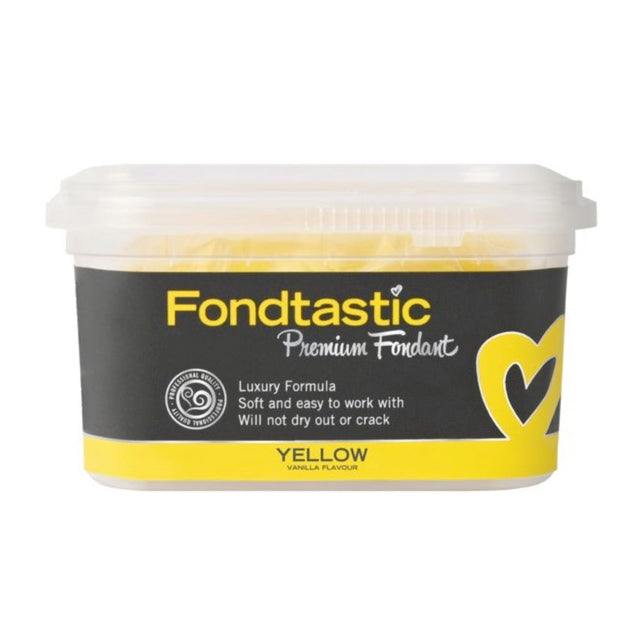 Fondtastic Yellow 250g Premium Fondant