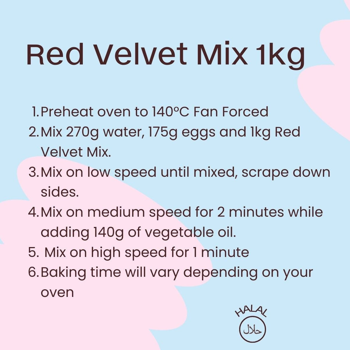 Red Velvet Cake Mix 1kg