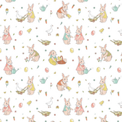 Watercolour Rabbit Edible Image Template