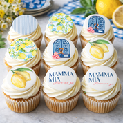 Mamma Mia Cupcake Edible Image Template
