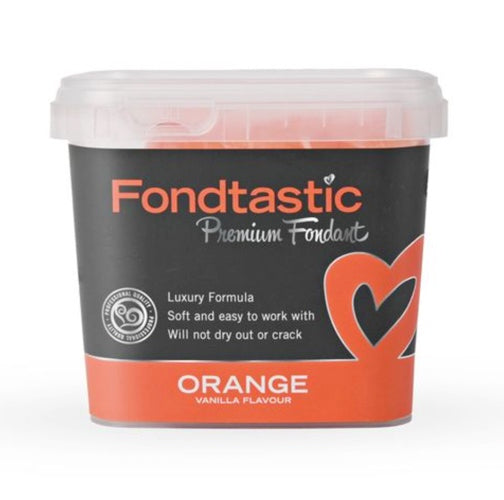 Fondtastic Orange 1kg Premium Fondant