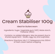 Cream Stabiliser- 100G