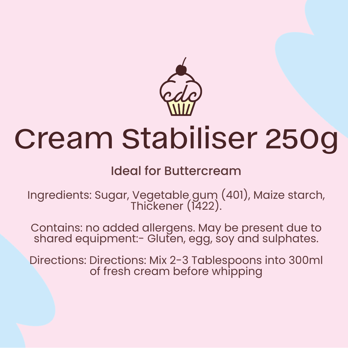 Cream Stabiliser - 250g