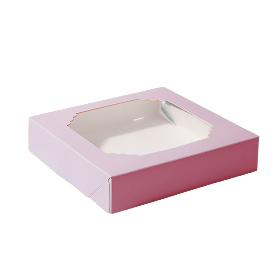 Scalloped Pastel Lilac Large Treat Box 5 Pack