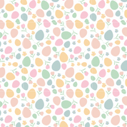 Pastel Easter Edible Image Template