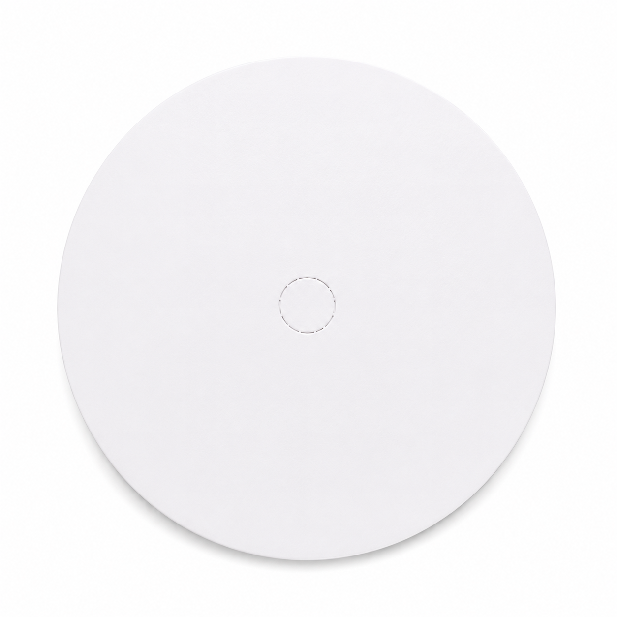 Round 10 Inch White Centre Hole Perforation Board