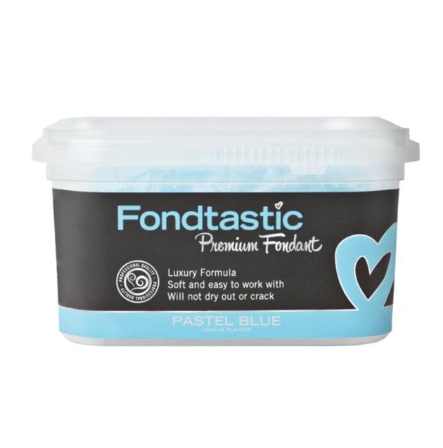 Fondtastic Pastel Blue 250g Premium Fondant
