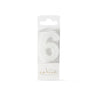 Candle Mini Glitter White No 6