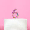 Cake Topper RAINBOW GLITTER 6
