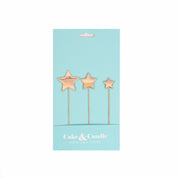 Rose Gold Stars Metal Cake Topper