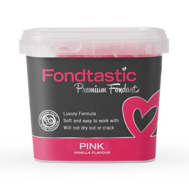 Fondtastic Pink 1kg Premium Fondant