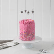 Silver Star Pick Candles 4 pack