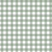 Sage Gingham Edible Image Template