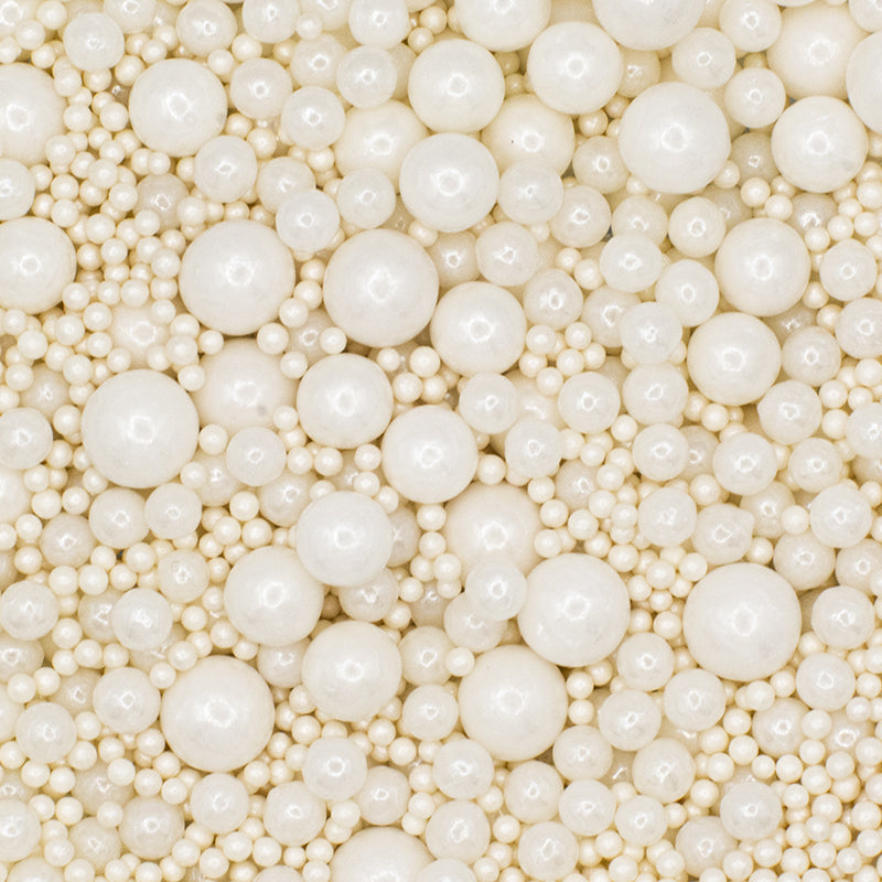 Pro Series Pearl White Bubble Bubble Sprinkles 2kg