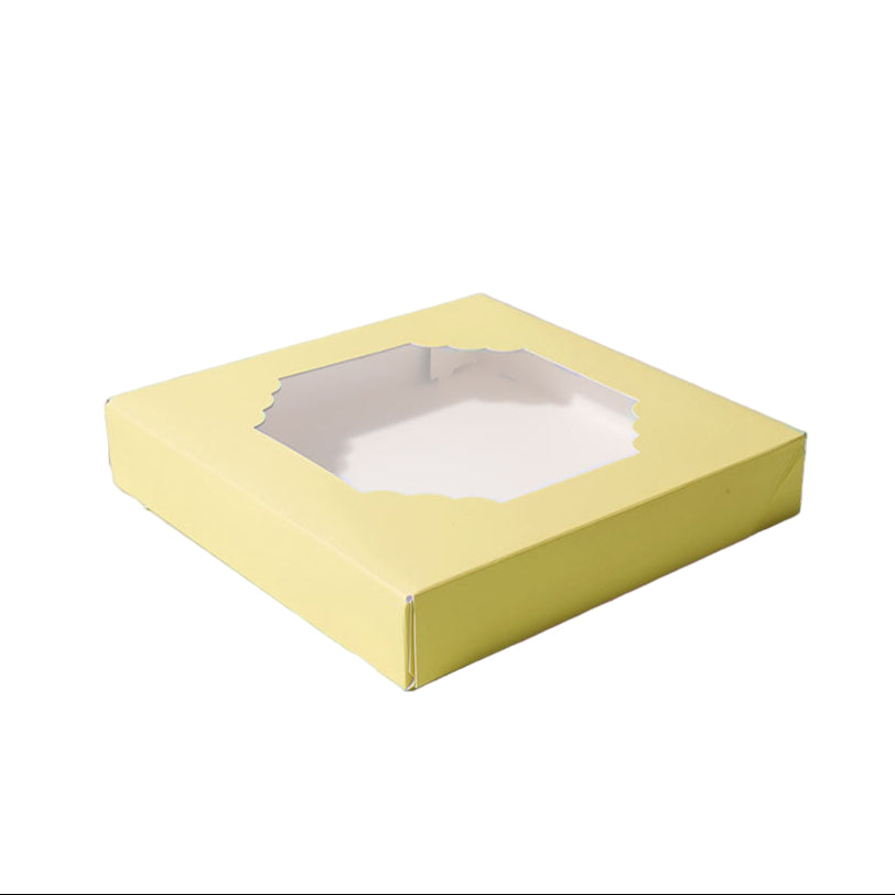 Scalloped Medium Treat Box PASTEL GREEN 5pk