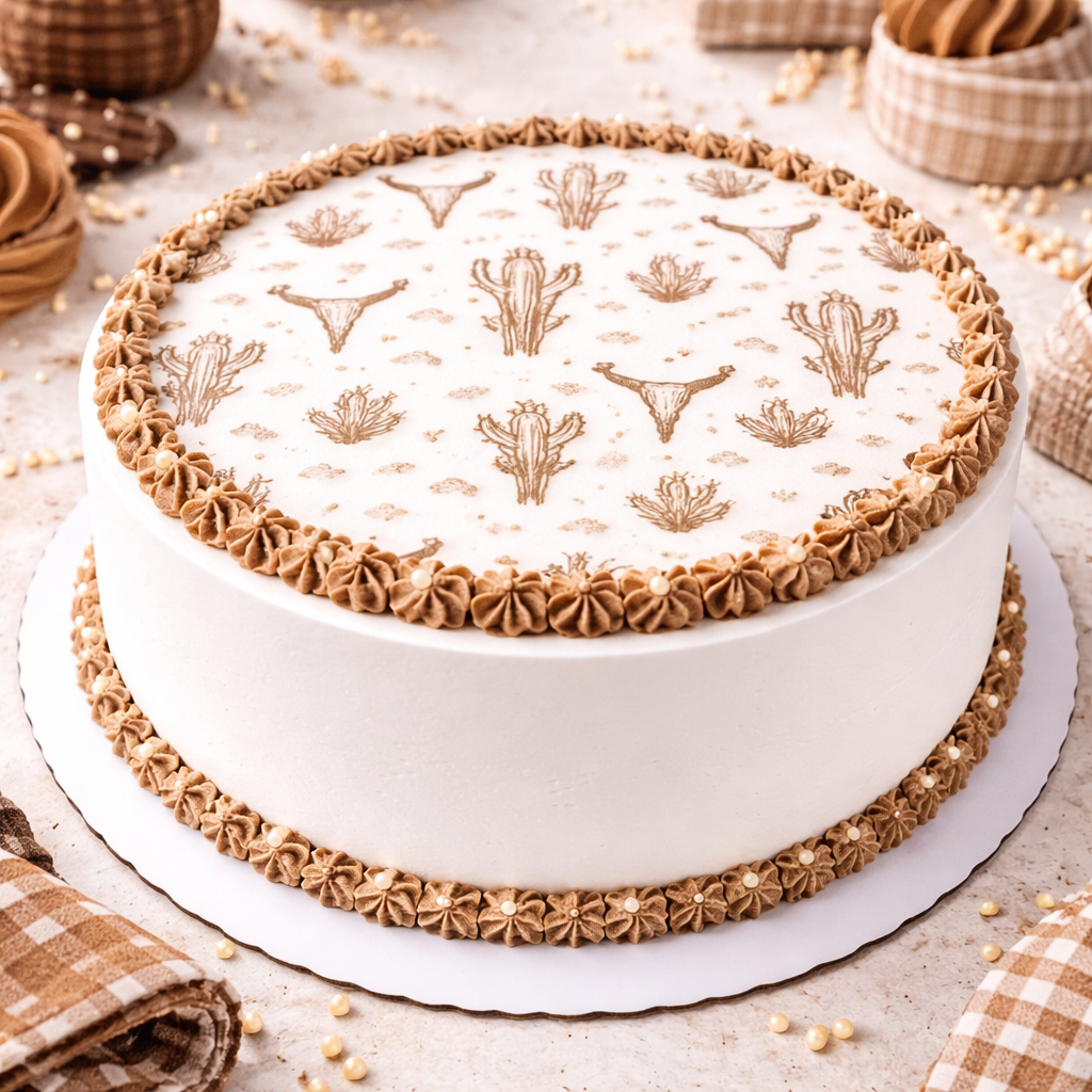 Wild West Edible Image Template