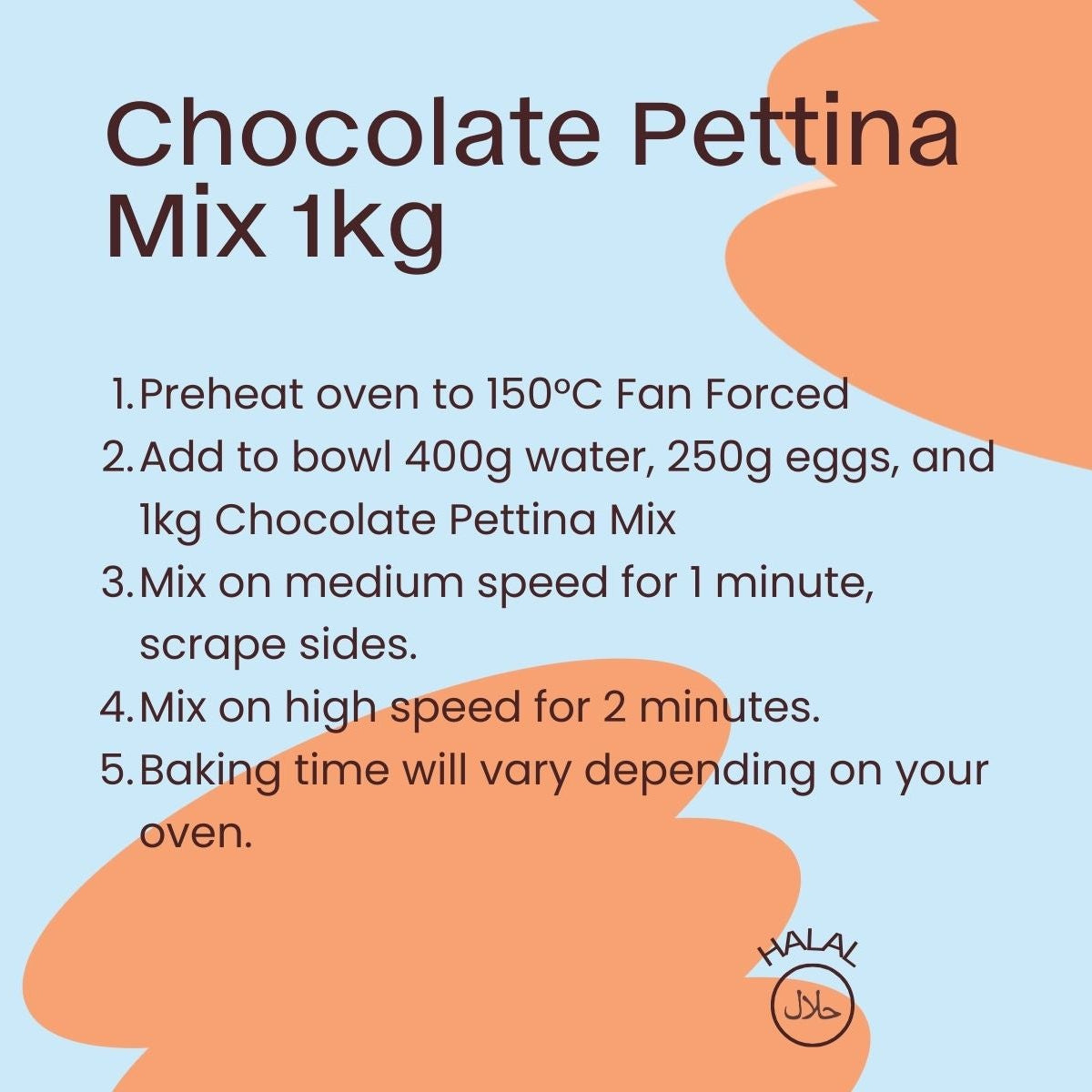 Choc Pettina Cake Mix 1kg