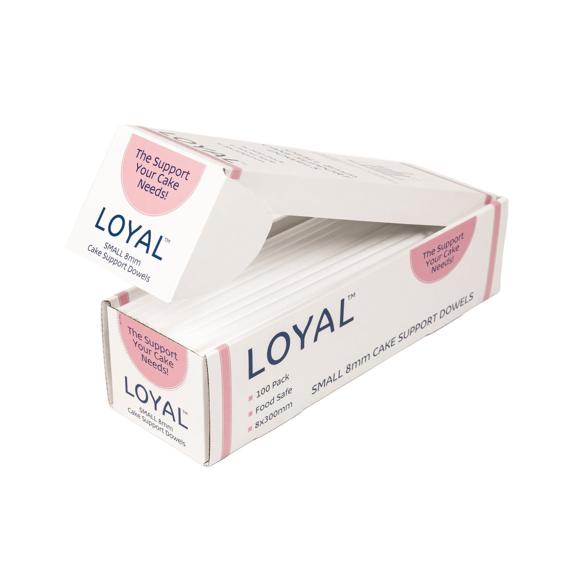 CAKE DOWELS HEAVY DUTY SMALL 8mm 100pce
