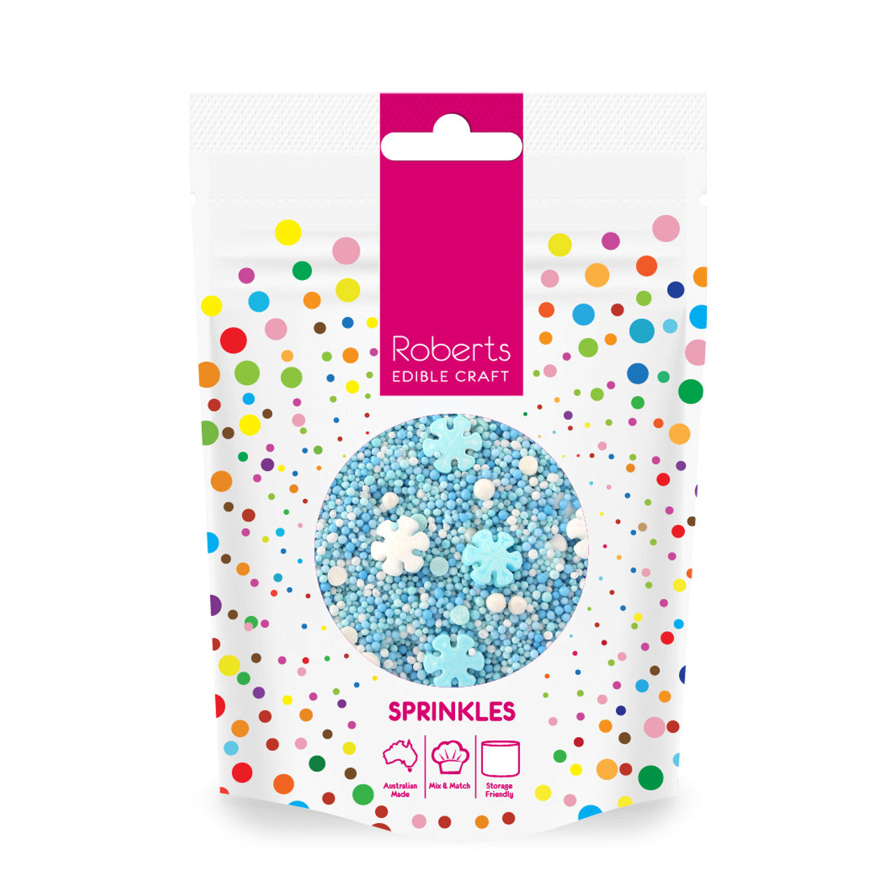 Snowflake Sprinkle Mix 80g