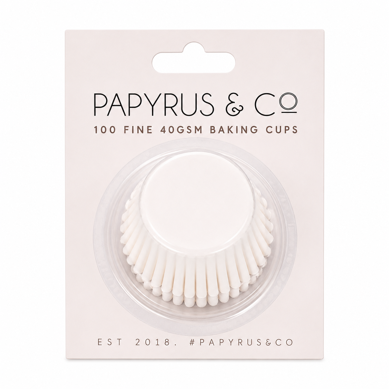 Greaseproof Baking Cups Mini White