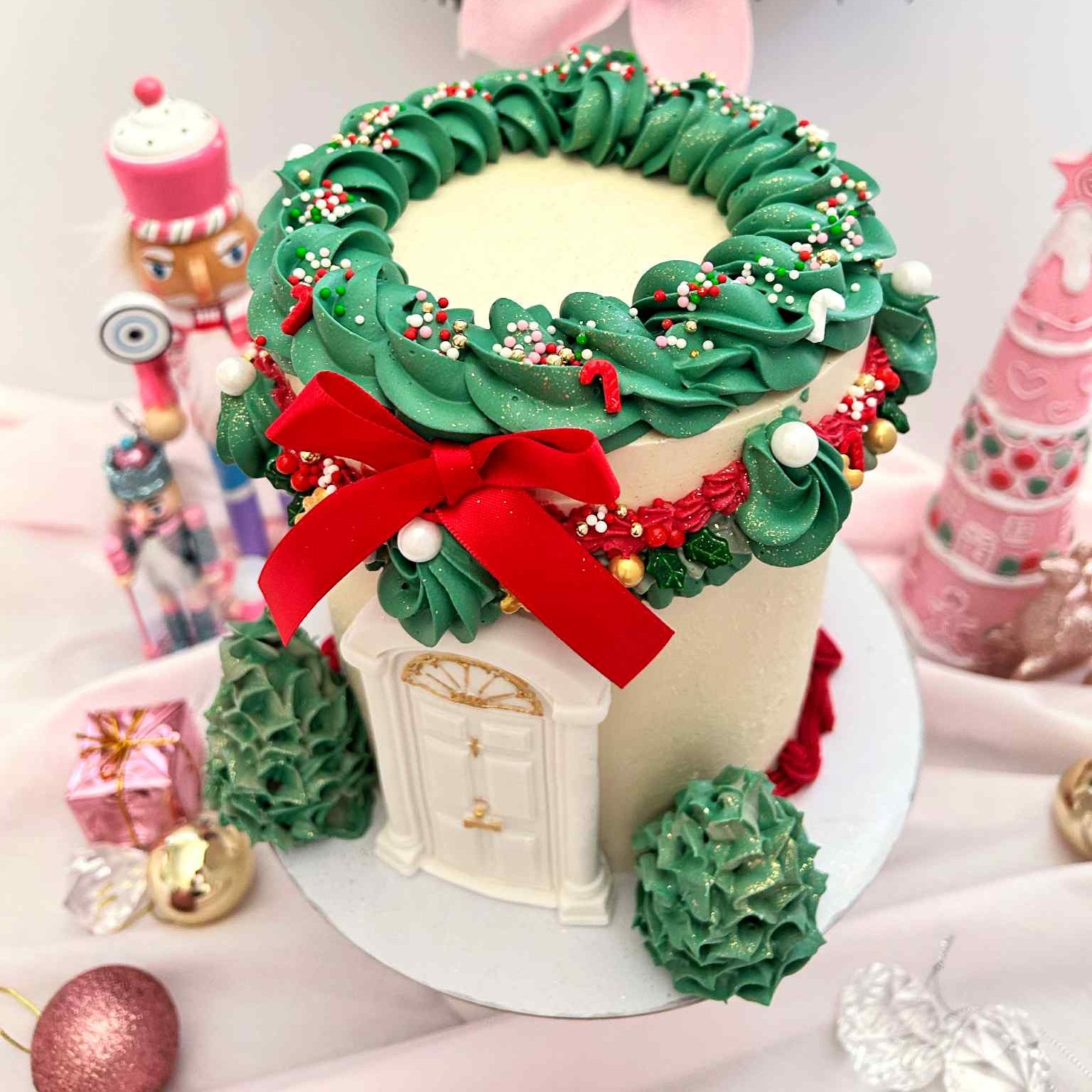 Festive Buttercream Cake with Dulce Trio Cakes, Tuesday 23rd December, 10am-1pm, Castle Hill